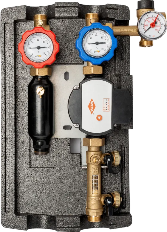 Grupa dwudrogowa z pompą WITA OEM4 15-60 PWM2 – wnętrze
